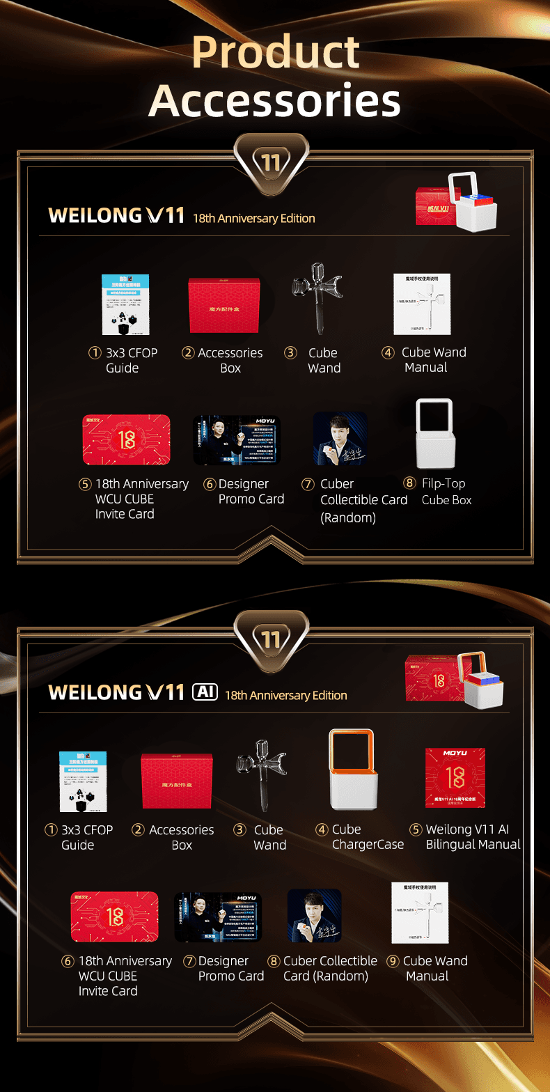 MoYu WeiLong V11 3x3 18th Anniversary image 9
