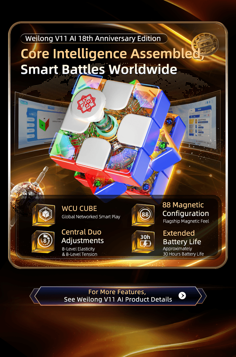 MoYu WeiLong V11 3x3 18th Anniversary image 16