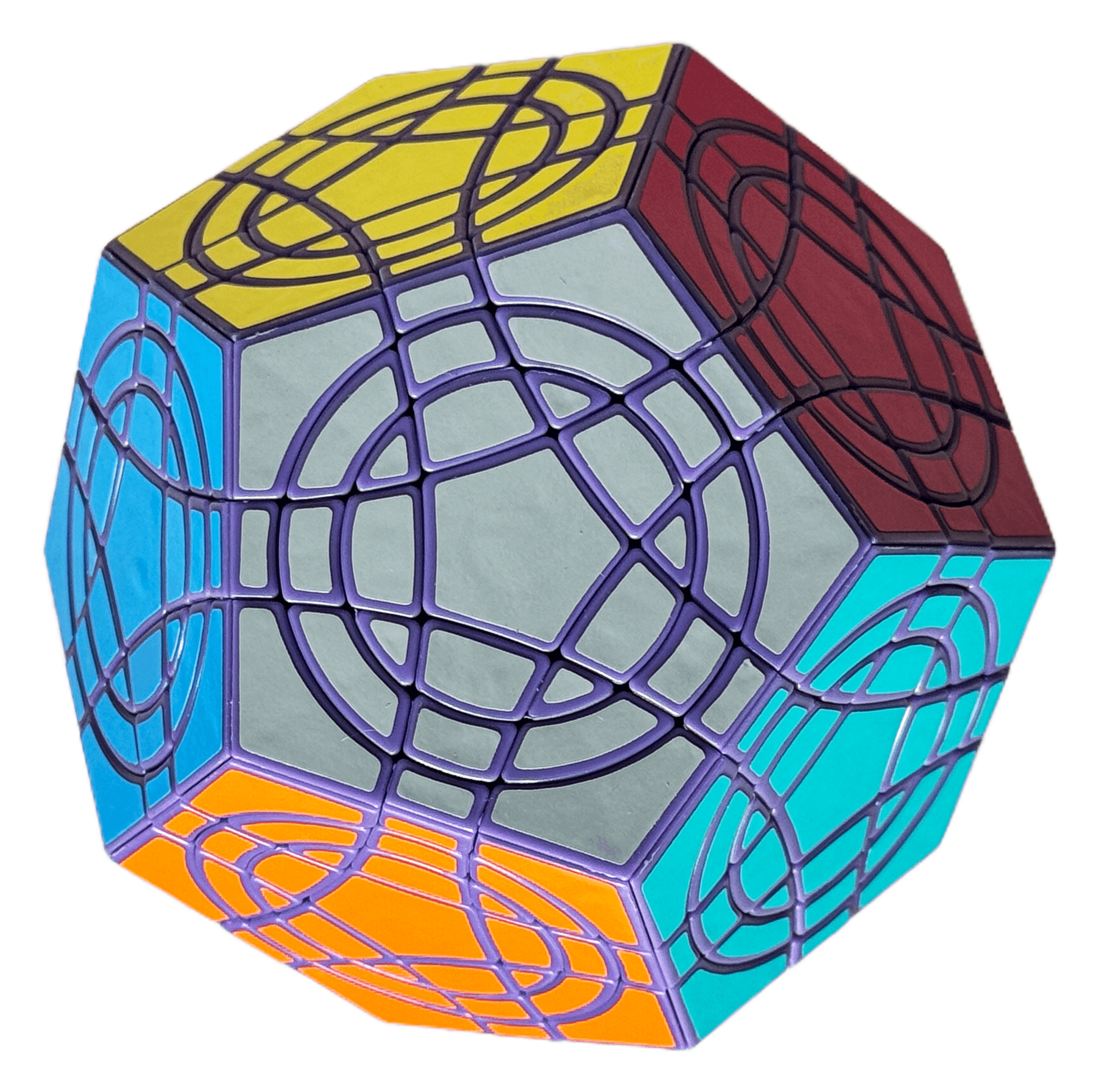 AJ Double Crazy Megaminx - Purple image 3