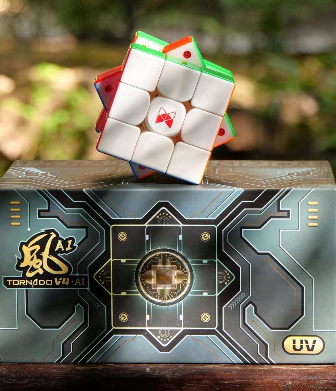 QiYi Tornado V4 AI UV with Charging Case - Stickerless image 4