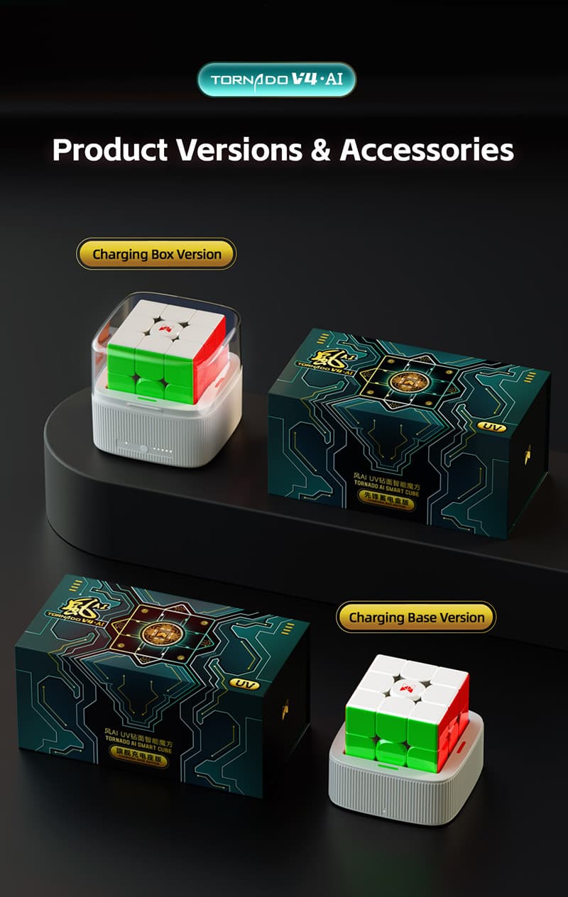 QiYi Tornado V4 AI UV with Charging Case - Stickerless image 41