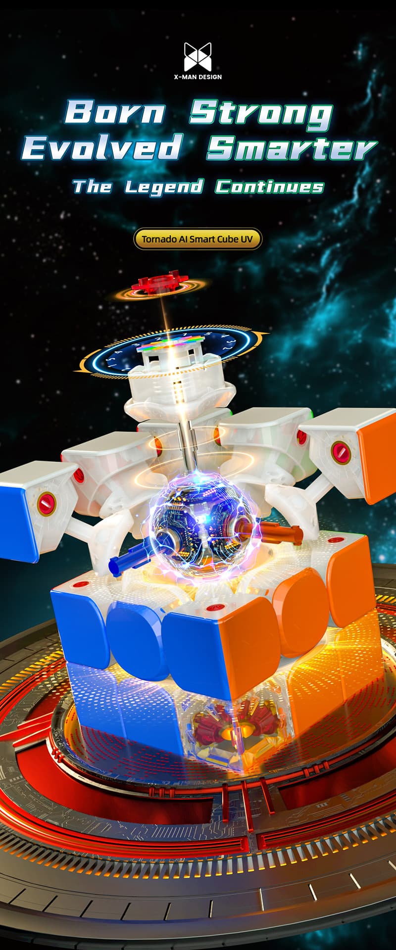 QiYi Tornado V4 AI UV with Charging Base - Stickerless image 8