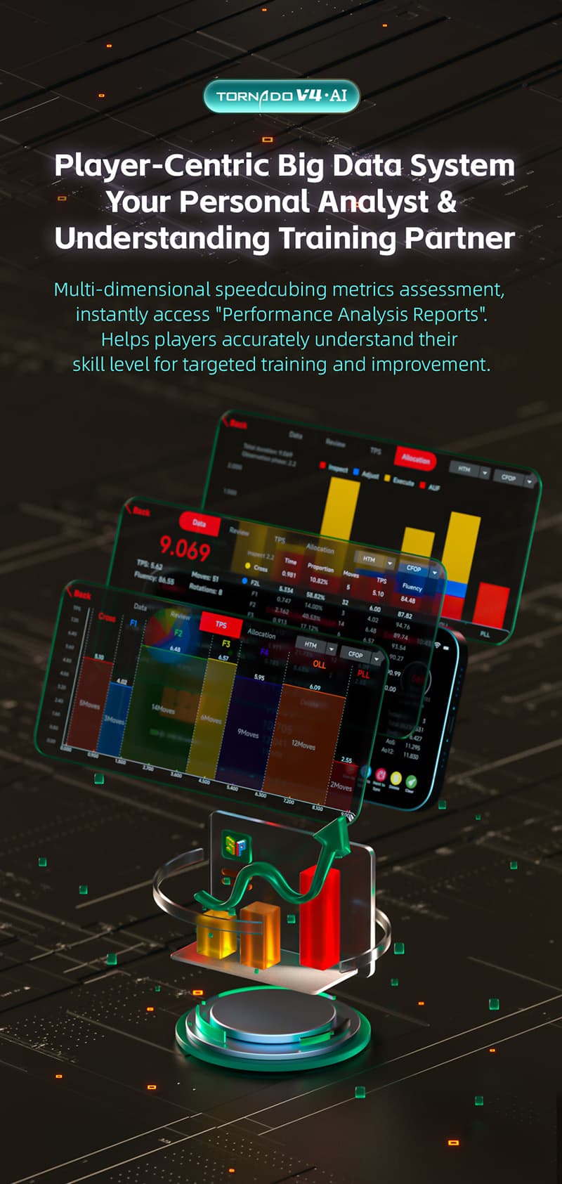 QiYi Tornado V4 AI UV with Charging Base - Stickerless image 30