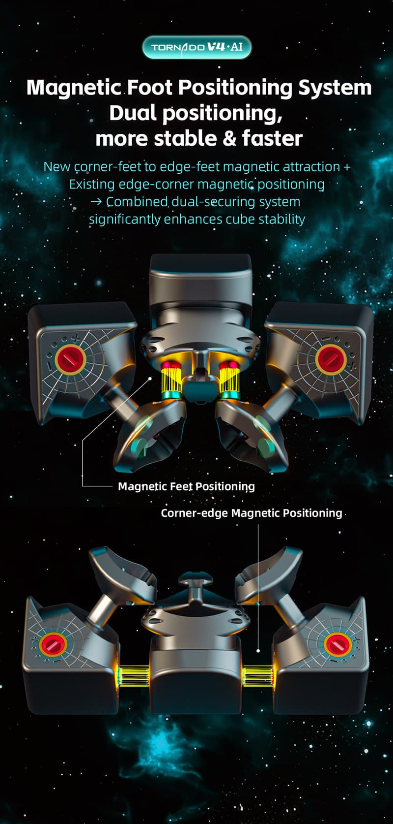 QiYi Tornado V4 AI UV with Charging Base - Stickerless image 34