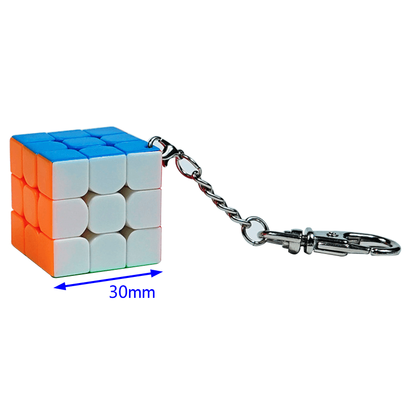 MoFangJiaoShi mini 3x3 Keychain 30mm image 1
