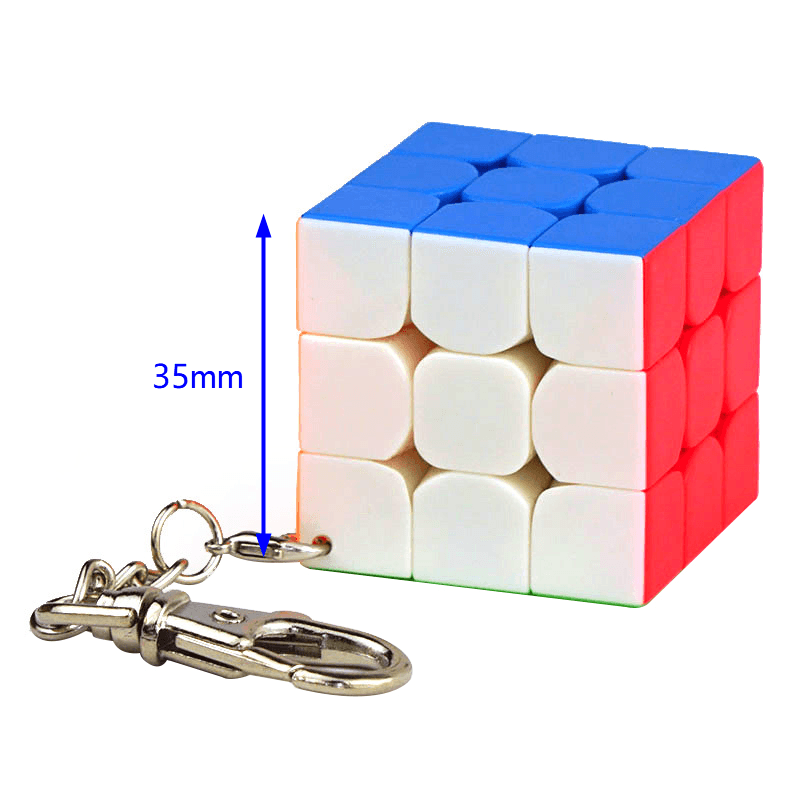 MoFangJiaoShi mini 3x3 Keychain 35mm image 1