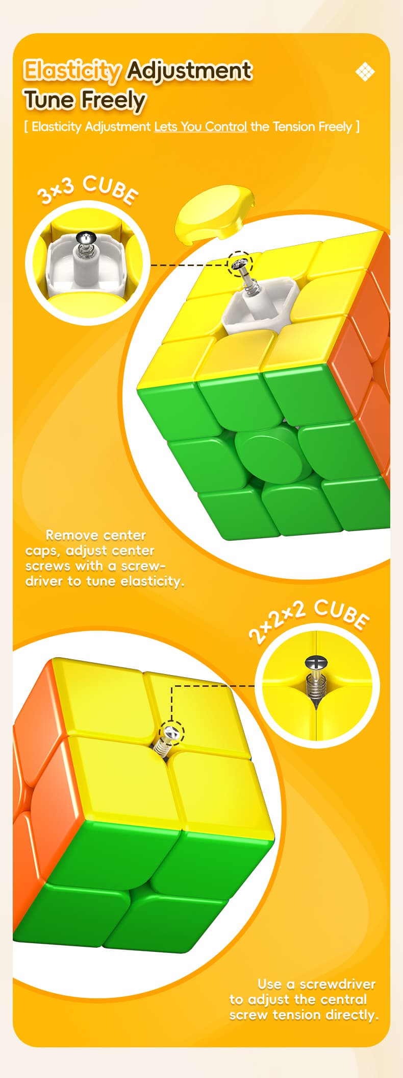 Meilong 9CM Maple Cube - Stickerless image 7