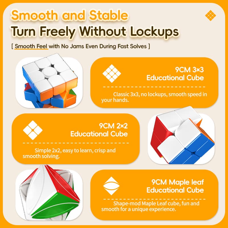 Meilong 9CM 2x2 Cube - Stickerless image 5