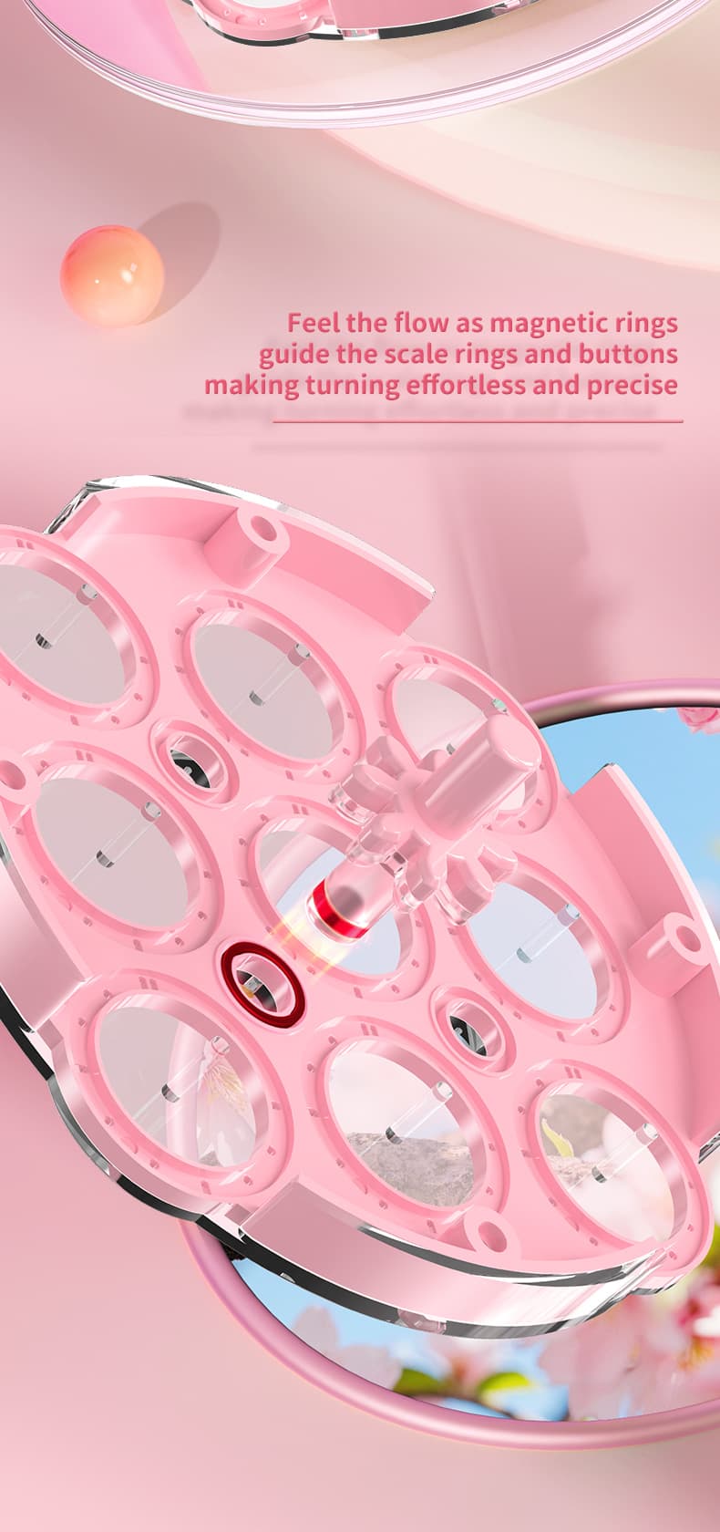 QiYi Magnetic Clock - Pink image 8