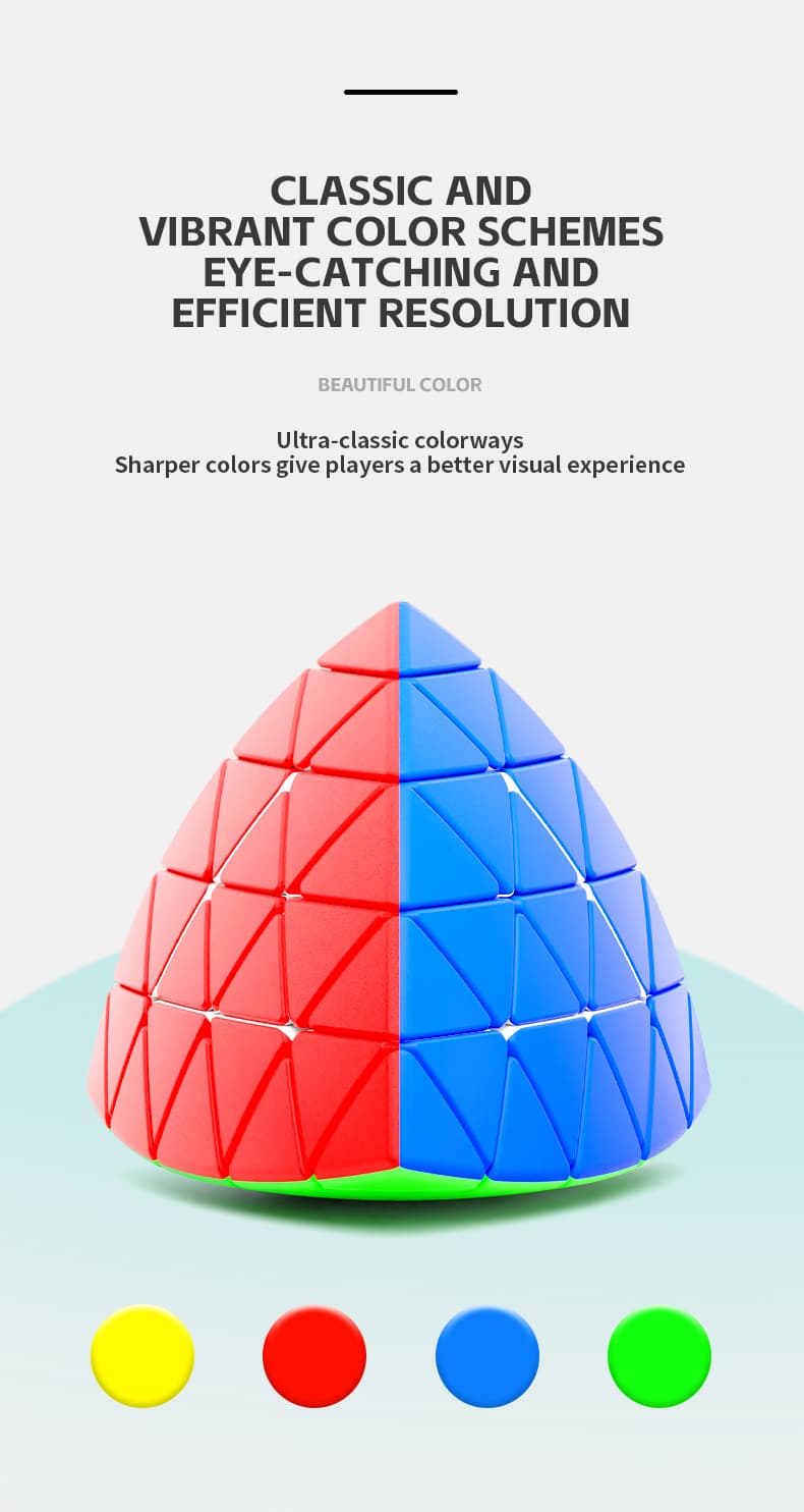 SengSo 5x5 Pyraminx - Stickerless image 5