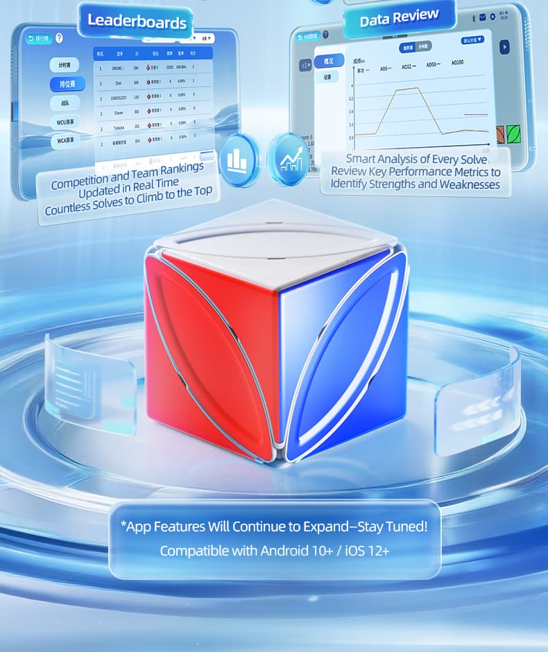 MoYu Smart Maple Leaf Cube - Stickerless image 7