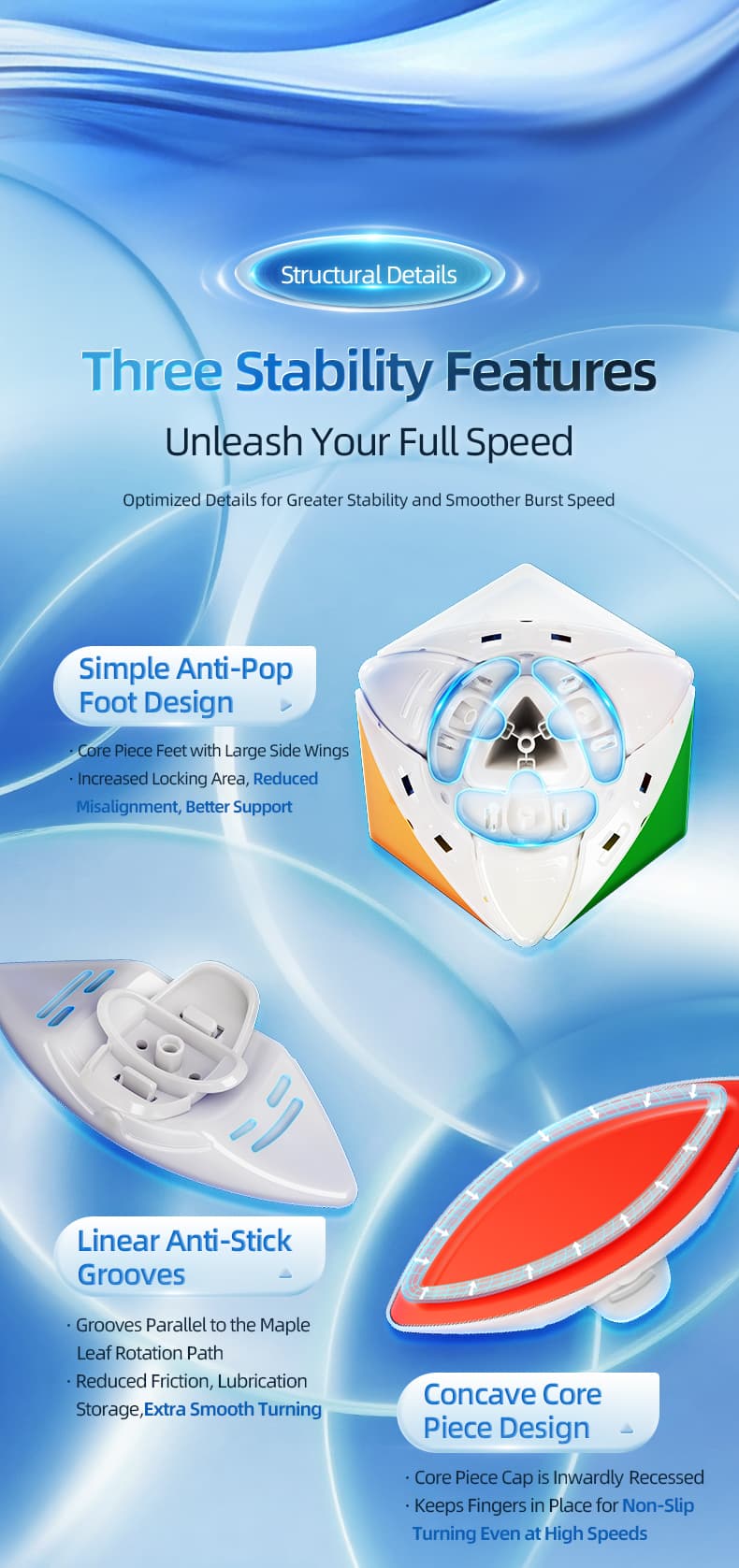 MoYu Smart Maple Leaf Cube - Stickerless image 11