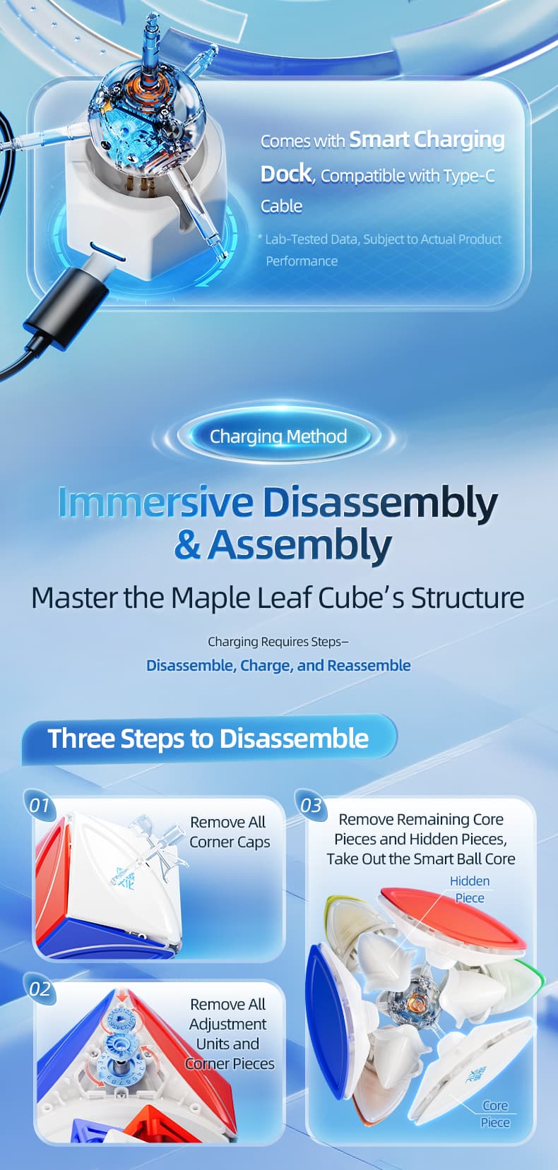 MoYu Smart Maple Leaf Cube - Stickerless image 13