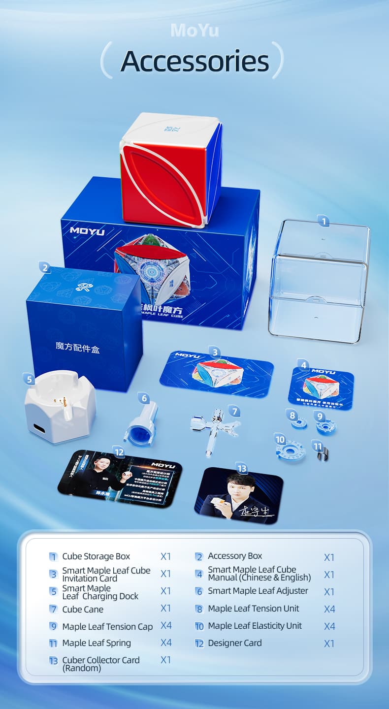 MoYu Smart Maple Leaf Cube - Stickerless image 16