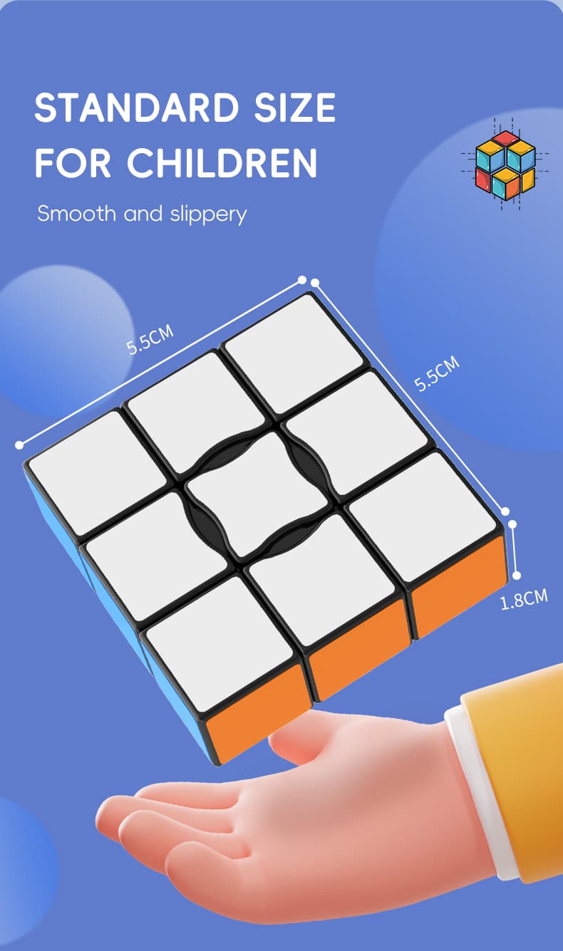 YuXin 1x3x3 Mirror Cube - White image 7