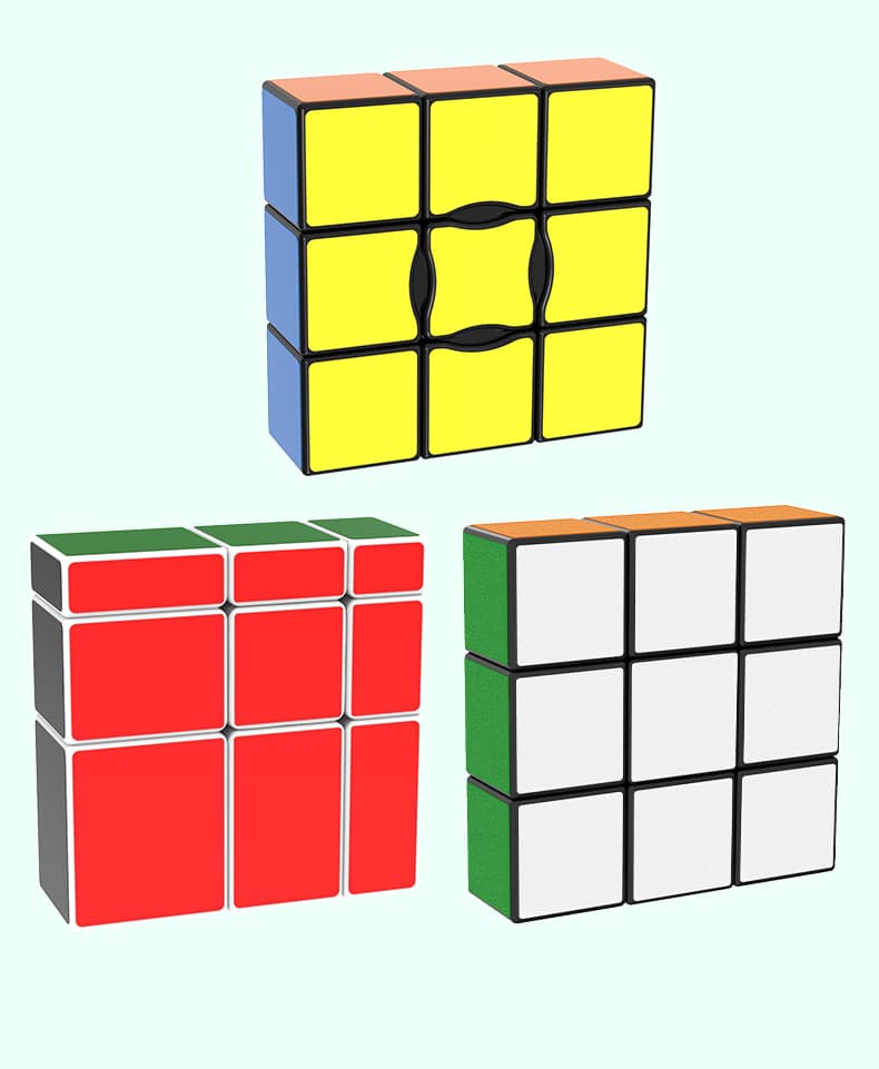 YuXin 1x3x3 Mirror Cube - White image 14