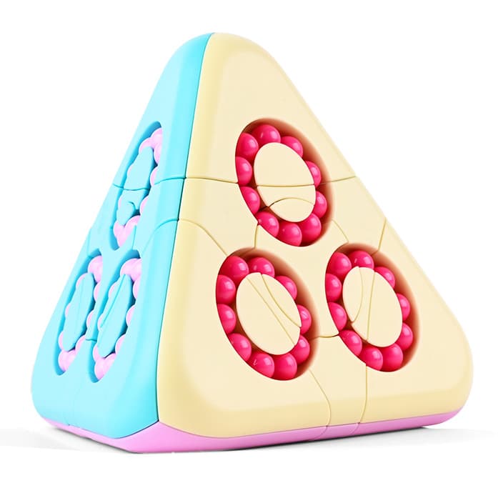 Pyramid Magic Bean Cube - Light Blue