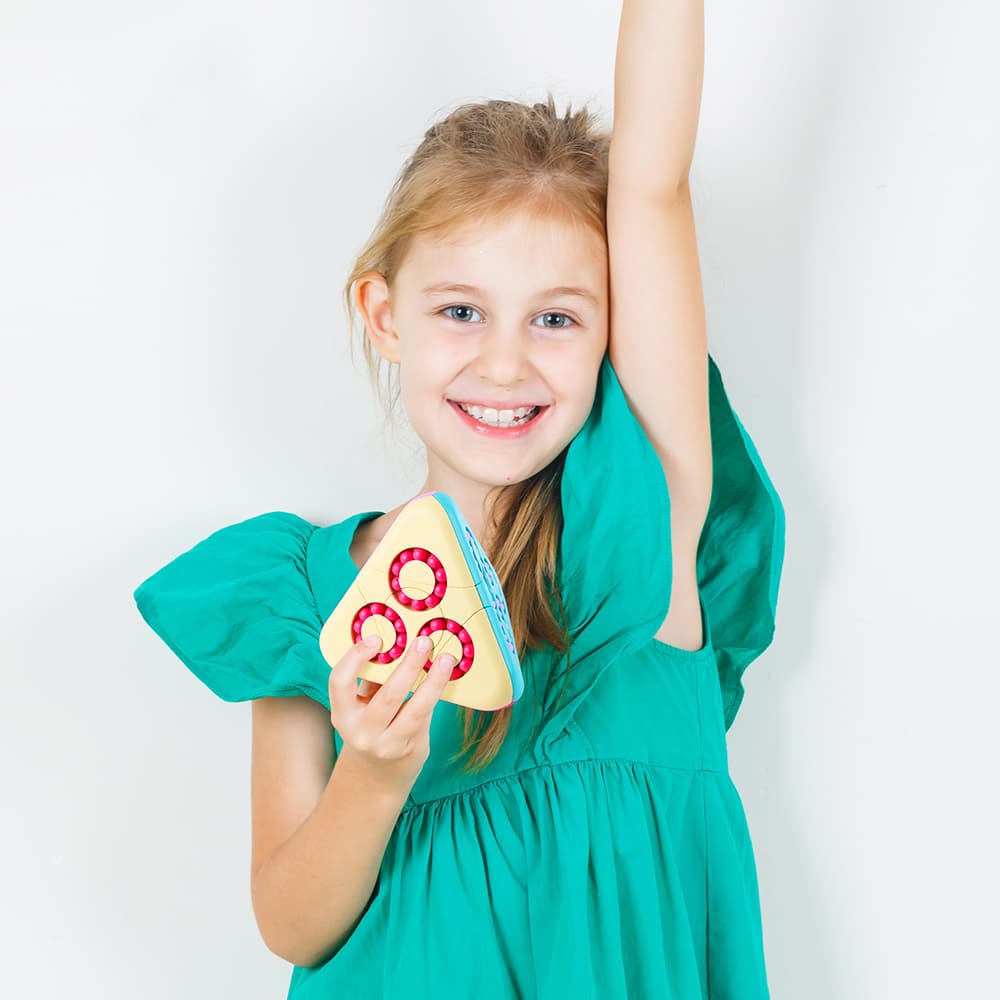 Pyramid Magic Bean Cube - Light Blue image 5