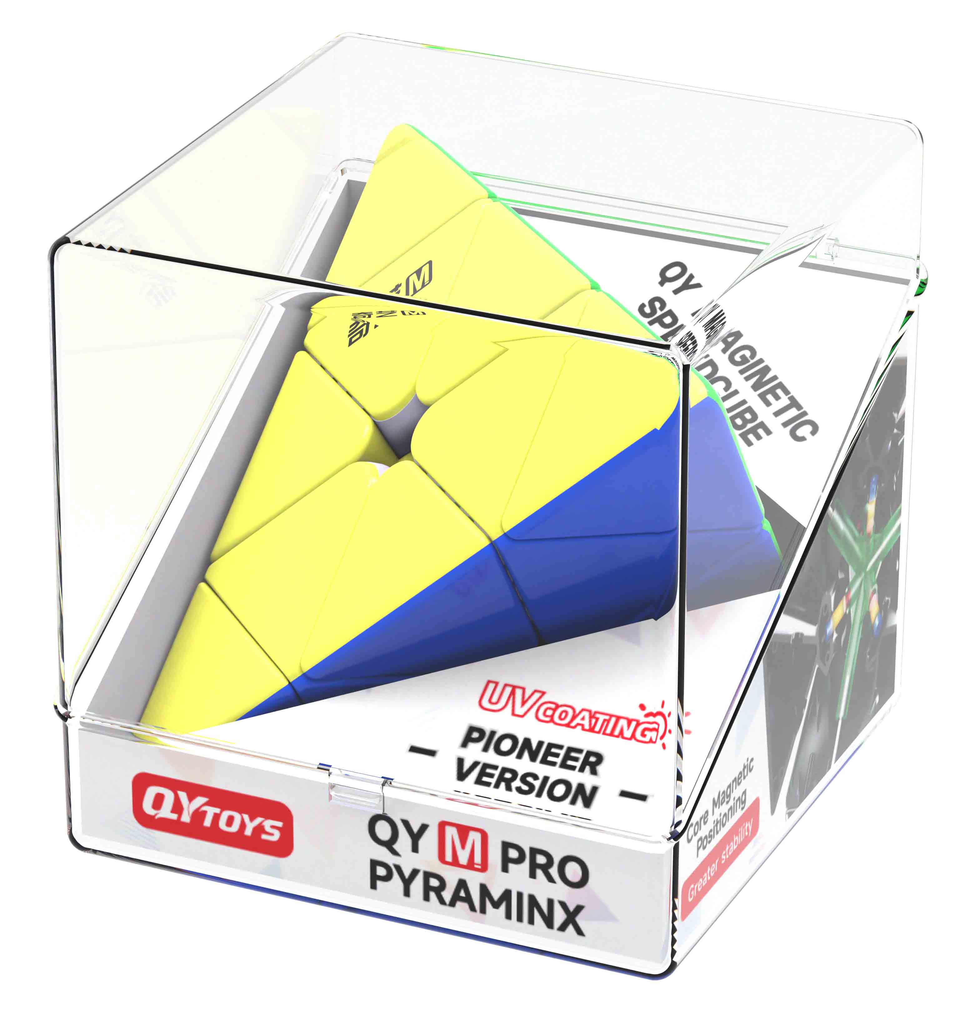 QiYi M Pro Pyraminx Pioneer UV - Stickerless image 2