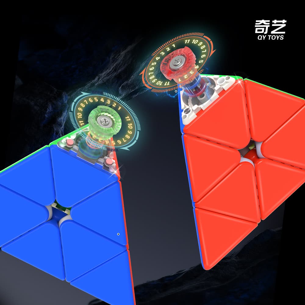 QiYi M Pro Pyraminx Pioneer UV - Stickerless image 5