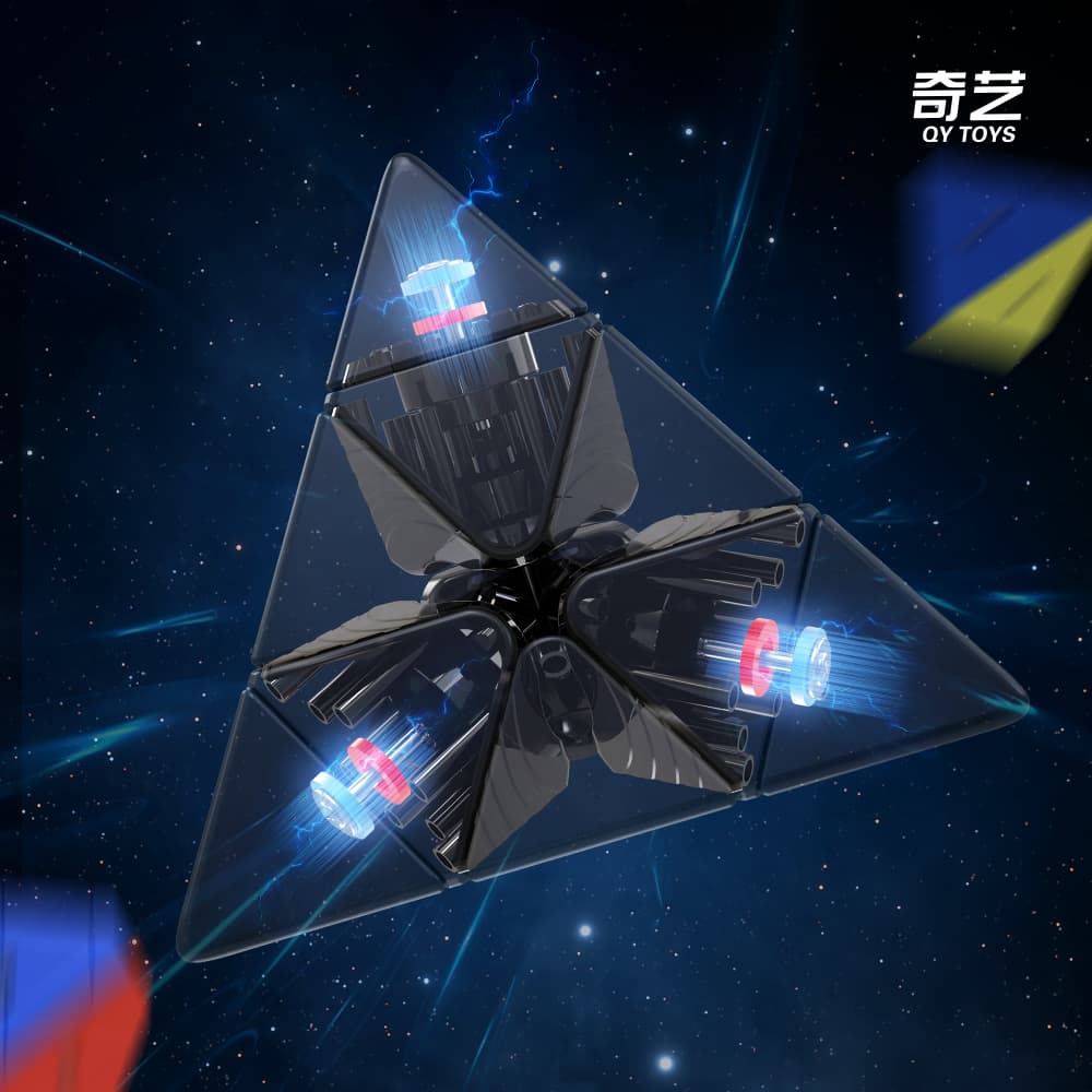 QiYi M Pro Pyraminx Pioneer UV - Stickerless image 6
