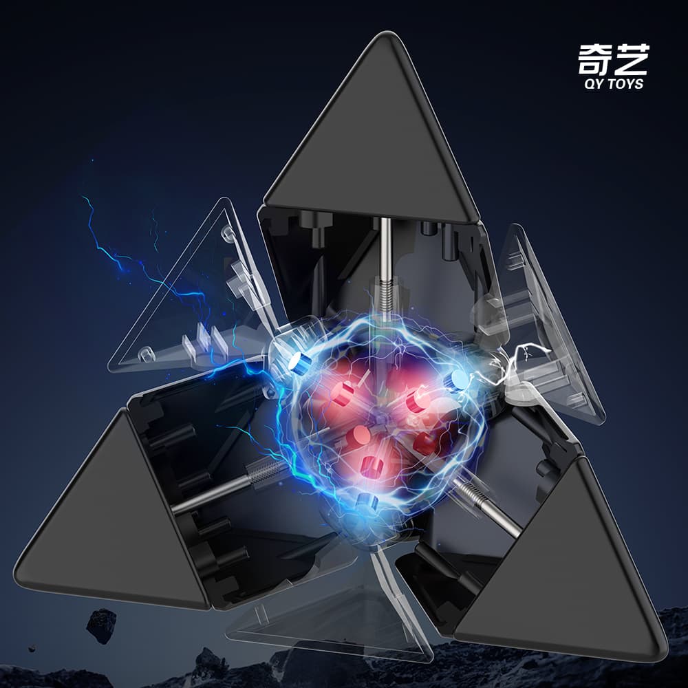 QiYi M Pro Pyraminx Pioneer UV - Stickerless image 8