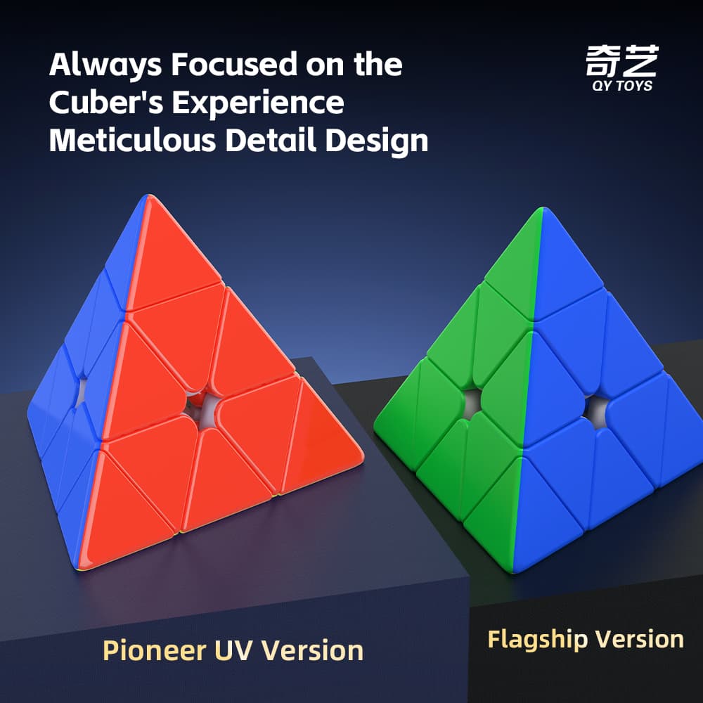 QiYi M Pro Pyraminx Pioneer UV - Stickerless image 15