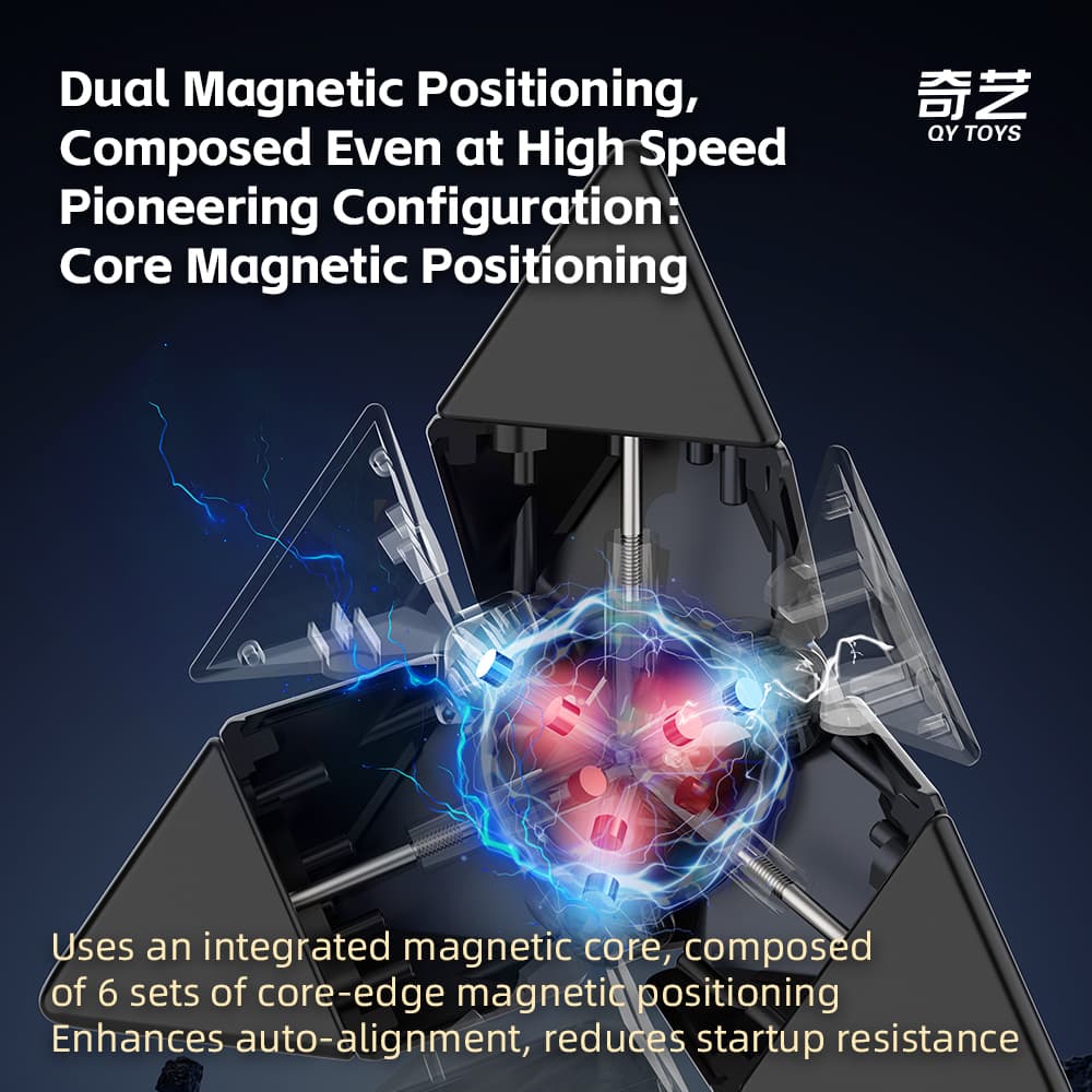 QiYi M Pro Pyraminx Pioneer UV - Stickerless image 16