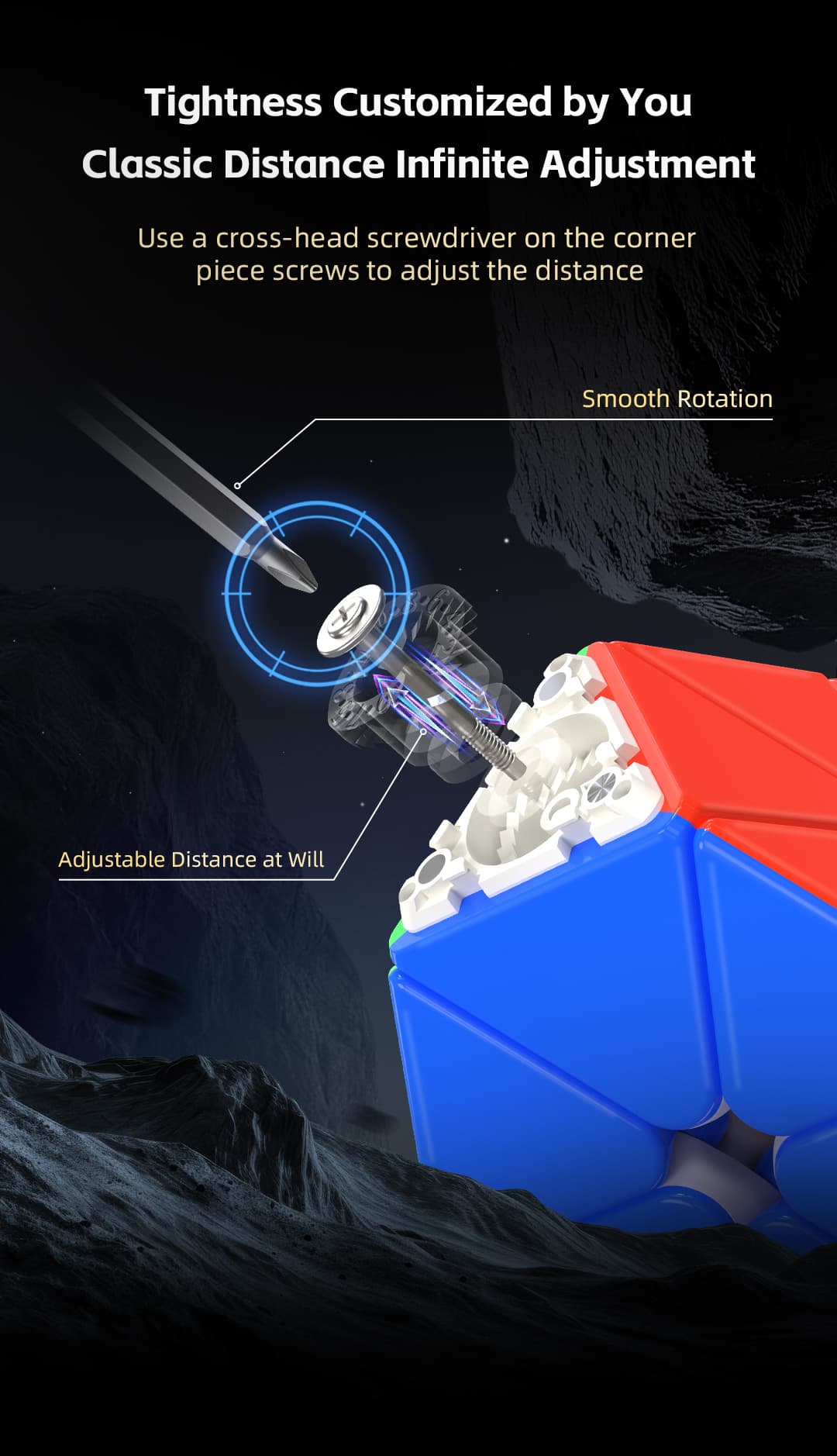 QiYi M Pro Pyraminx Pioneer UV - Stickerless image 21
