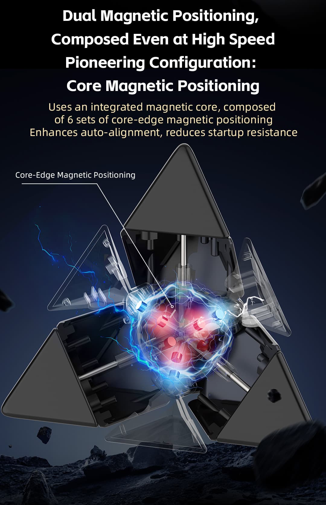 QiYi M Pro Pyraminx Pioneer UV - Stickerless image 24