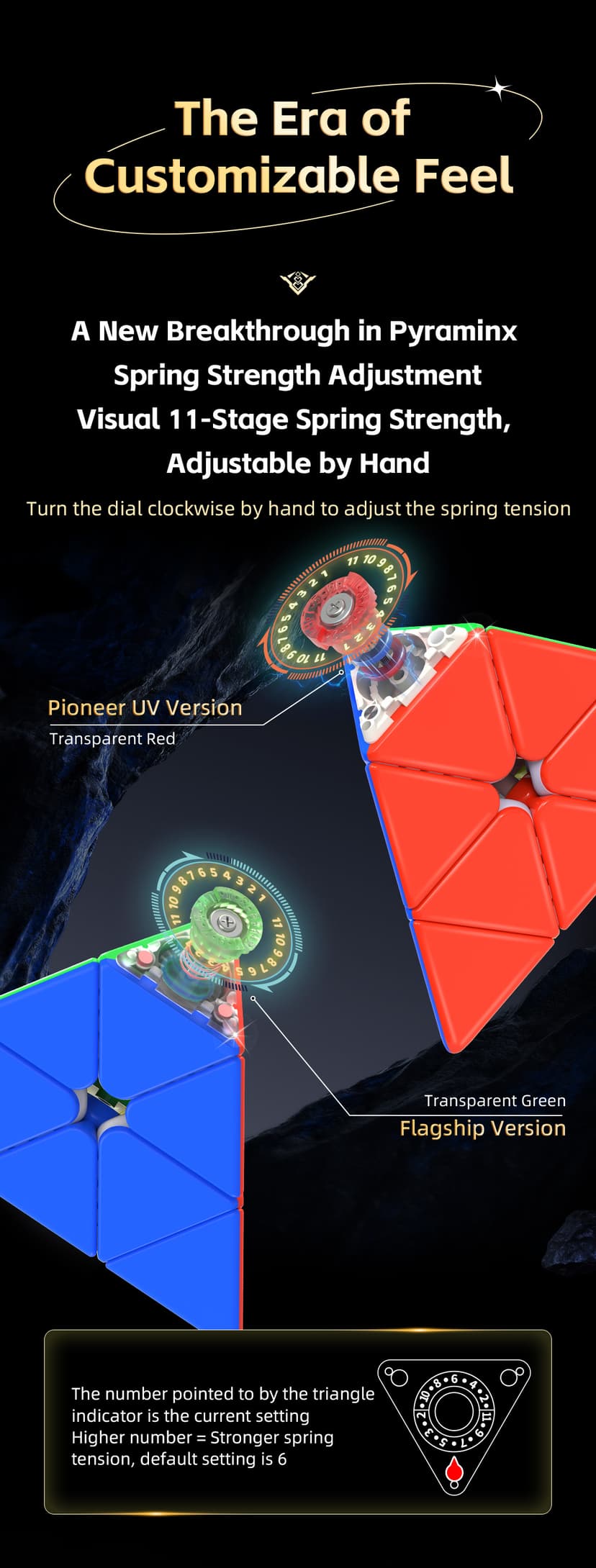 QiYi M Pro Pyraminx Flagship - Stickerless image 6