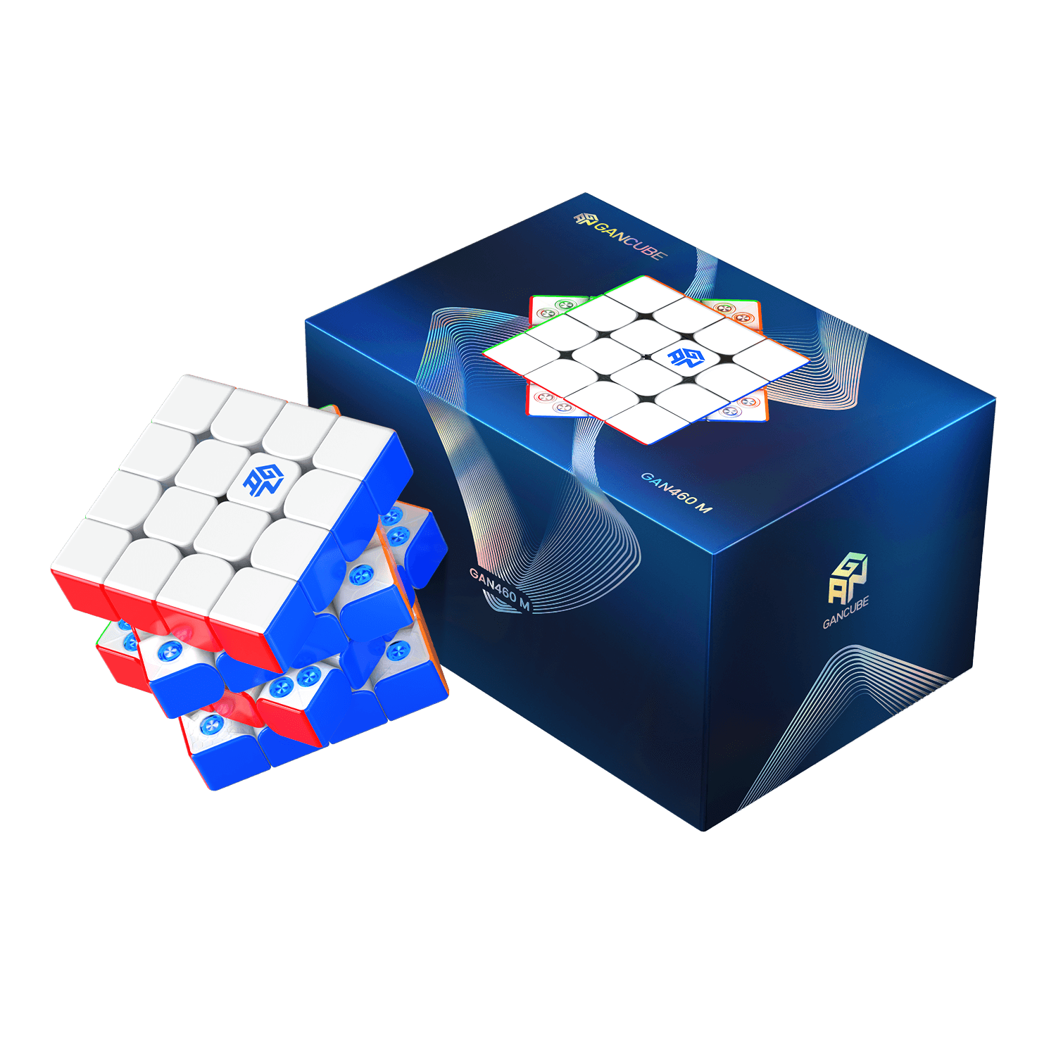 GAN460 M 4x4(V2) SP Frosted - Stickerless image 5