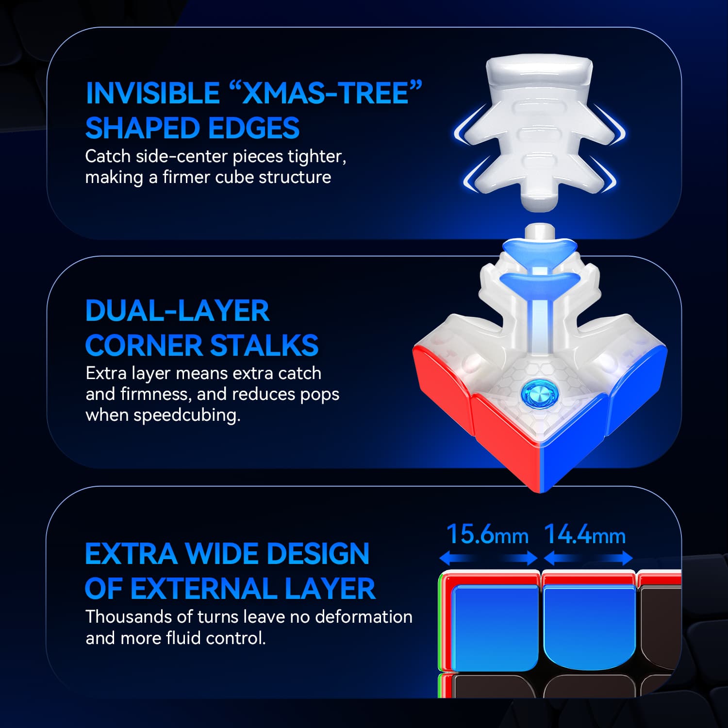 GAN460 M 4x4(V2) SP Frosted - Stickerless image 7