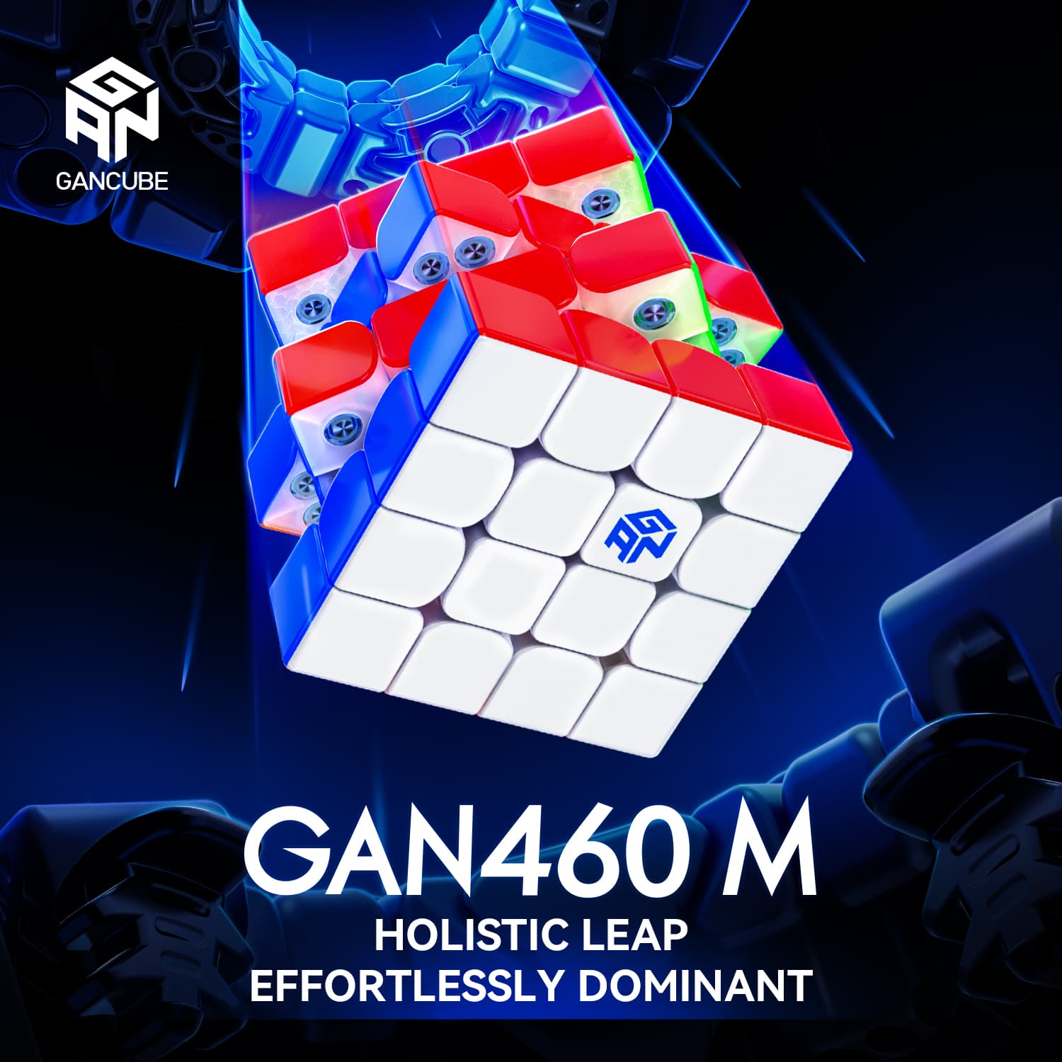 GAN460 M 4x4(V2) SP Frosted - Stickerless image 15