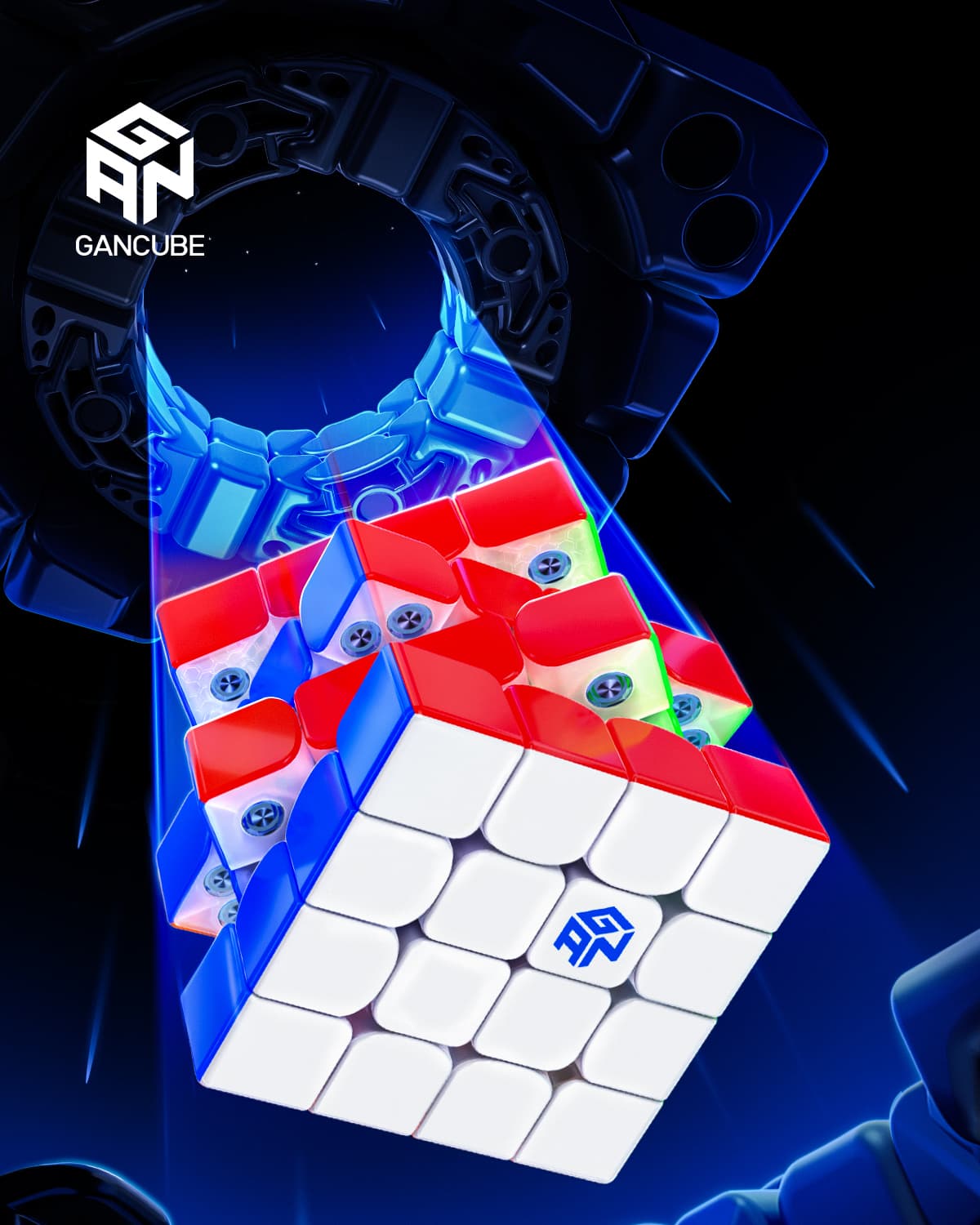 GAN460 M 4x4(V2) SP Frosted - Stickerless image 17