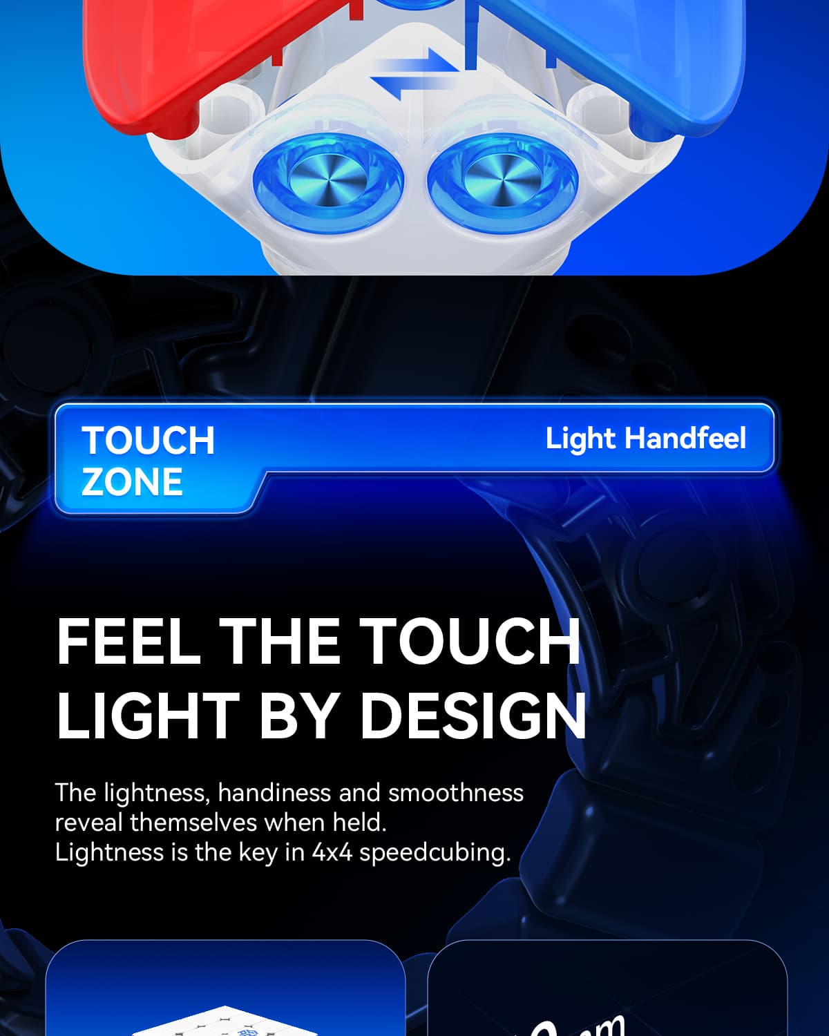 GAN460 M 4x4(V2) SP Frosted - Stickerless image 27