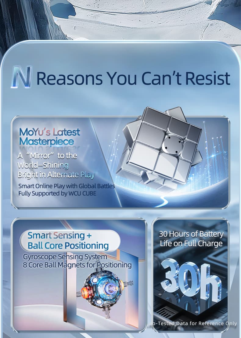 MoYu Smart 3x3 Mirror M - Silver image 5
