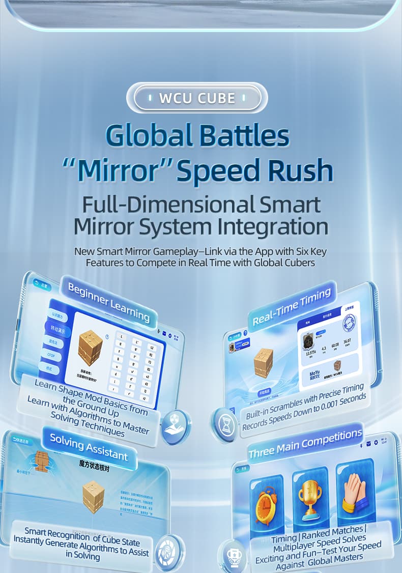 MoYu Smart 3x3 Mirror M - Silver image 7