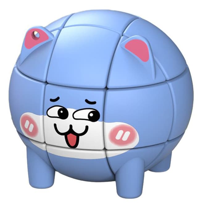 Animal Cube Cat - Blue