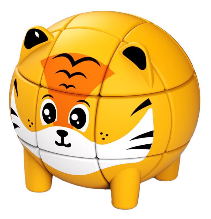 Animal Cube Tiger - Yellow image 1