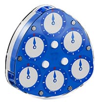 QiYi 3x3 Magic Clock - Blue-White image 6