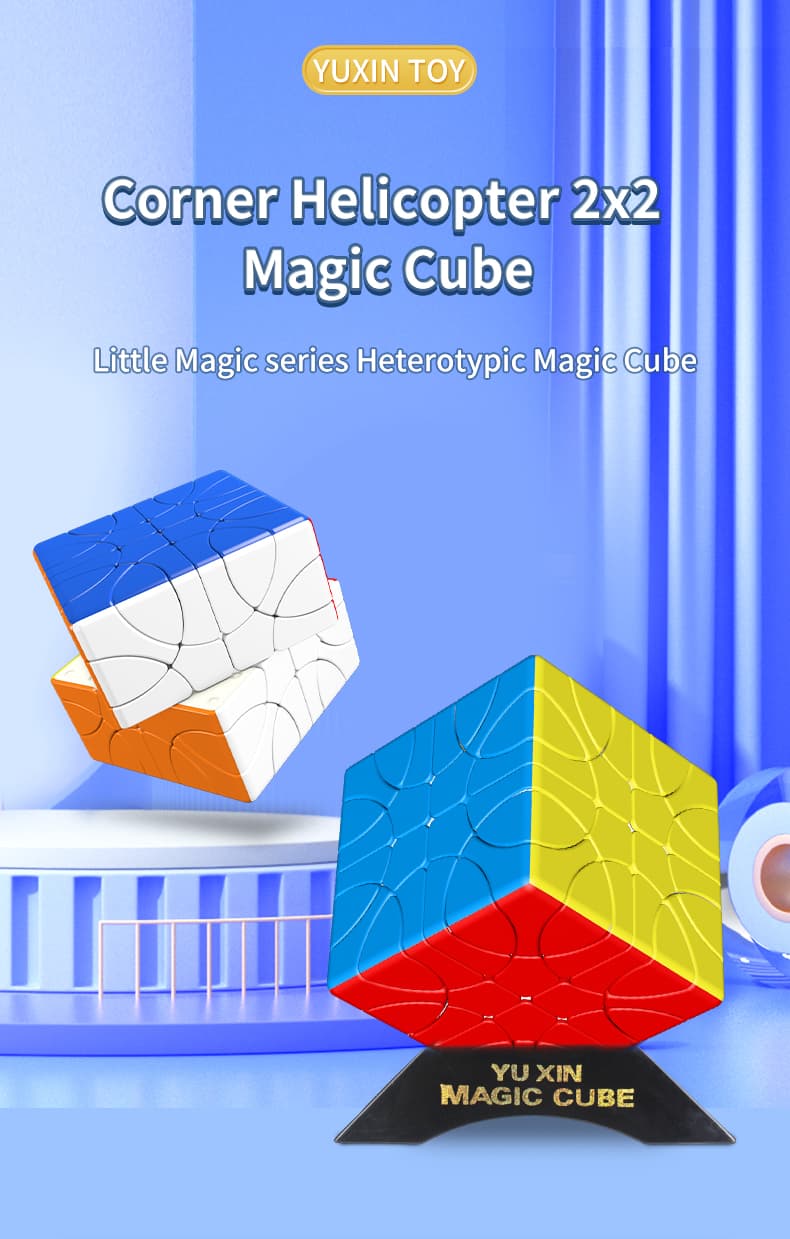 YuXin Corner Helicopter Cube - stickerless image 5