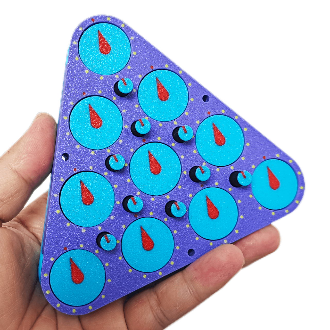 C4U Triangle-10 Clock - Stickerless image 1