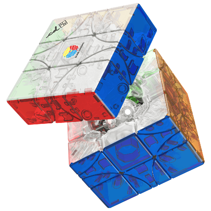DianSheng Cornor Turning 3x3 Ball Core - Transparent image 3