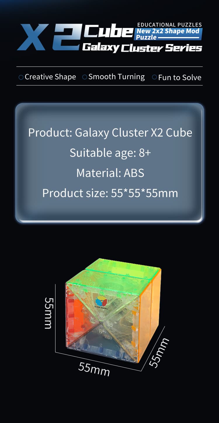 Diansheng X2 Cube - Colored Transparent image 31