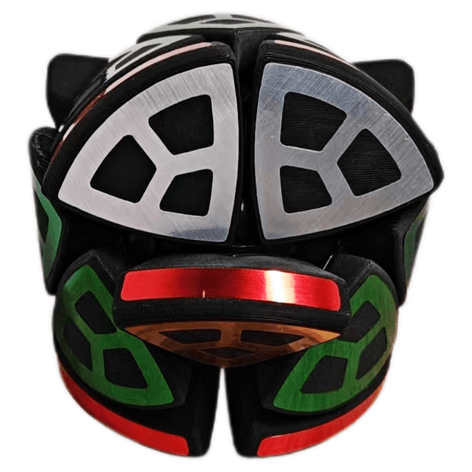 Lee Cylinder 2x2 Megaminx - Black image 3