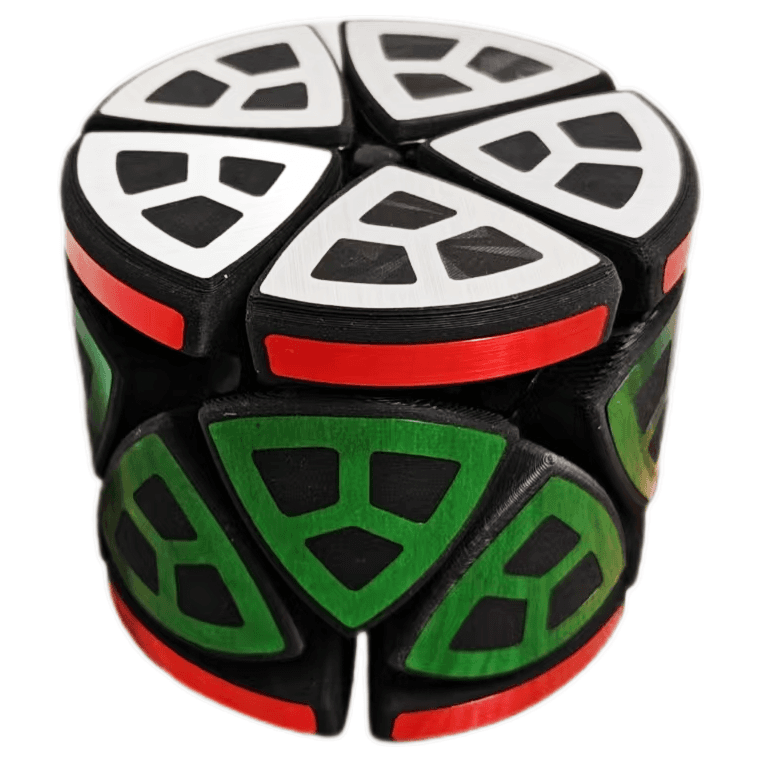 Lee Cylinder 2x2 Megaminx - Black