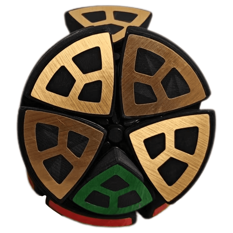 Lee Cylinder 2x2 Megaminx - Black image 4