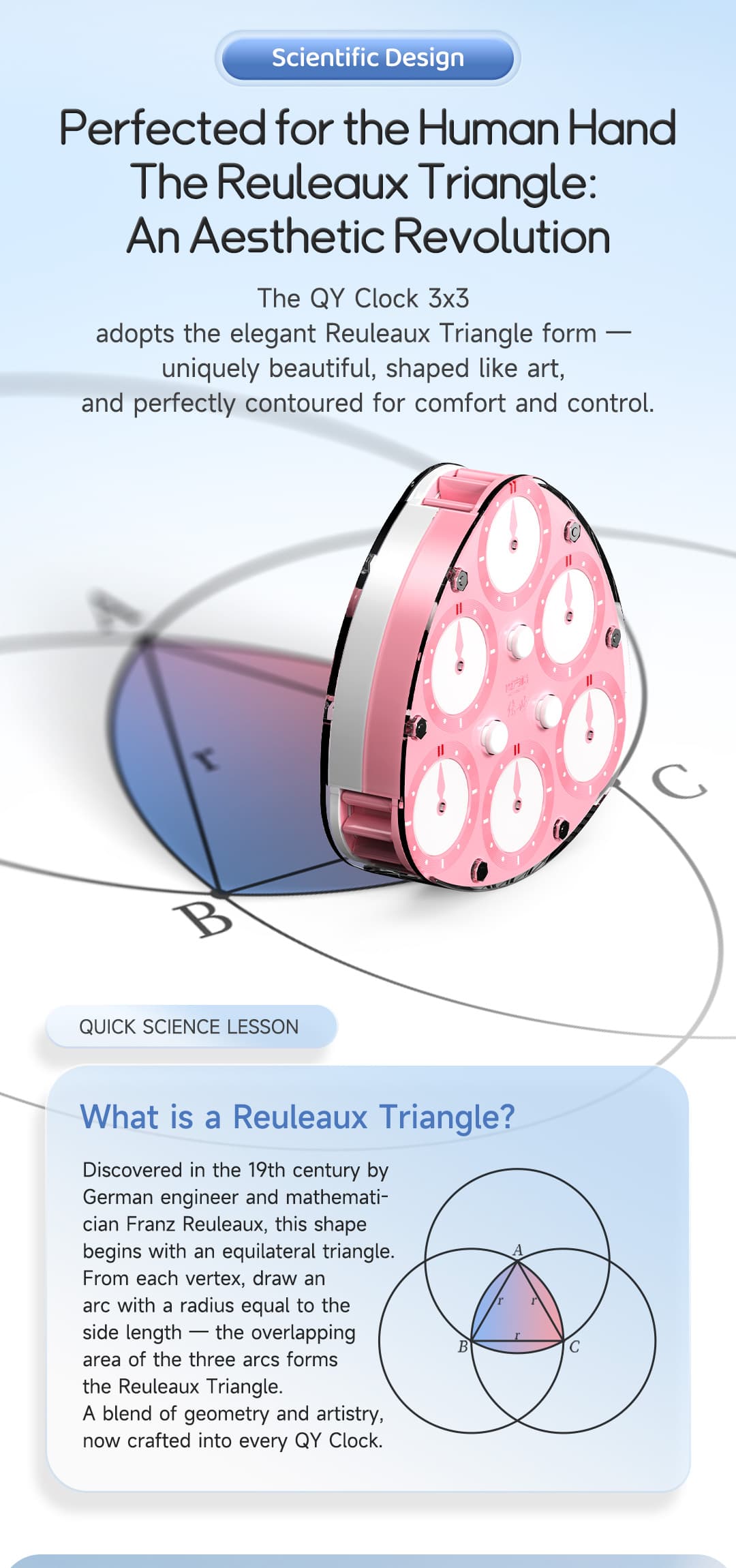 QiYi 5x5 Magic Clock - Blue-White image 13