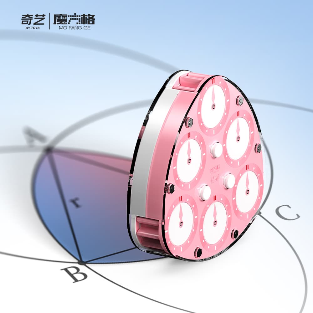 QiYi 5x5 Magic Clock - Pink+White image 6